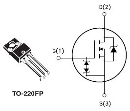STP4NK60ZFP, N-channel 600 V - 1.76 ? - 4 A SuperMESH™ Power MOSFET T0-220FP